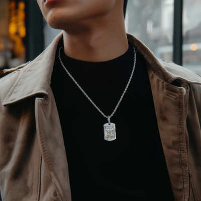 Zodiac Dog Tag Pendant
