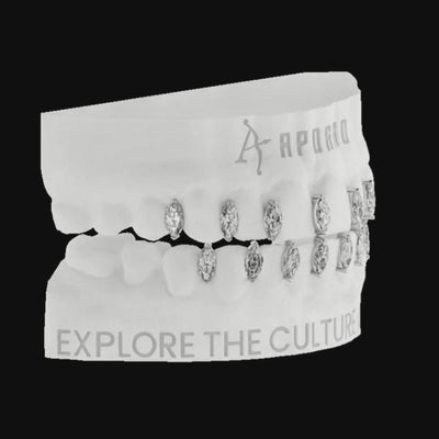 Custom Marquise Blade Gap Grillz