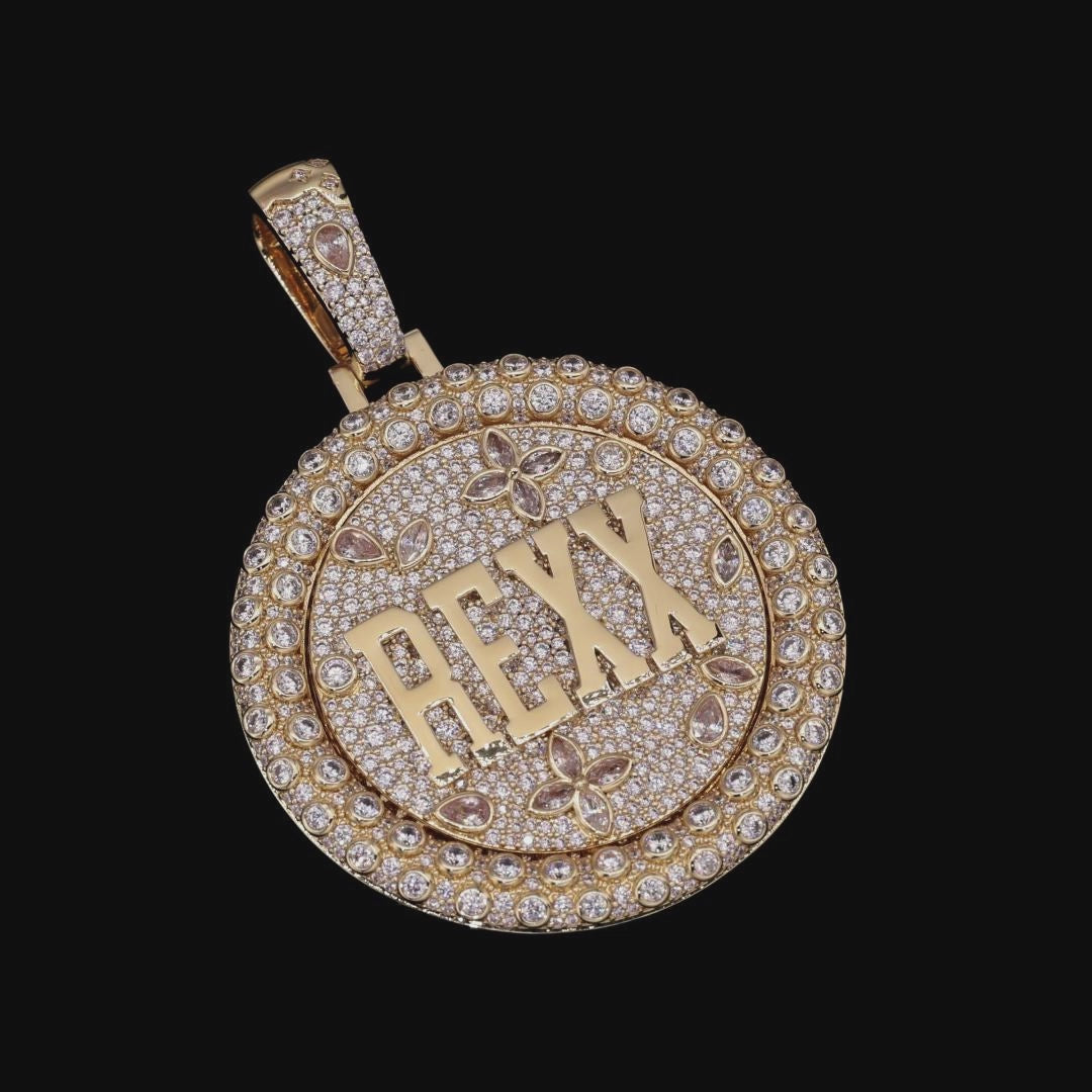 Custom Rotating Disc Pendant-51mm