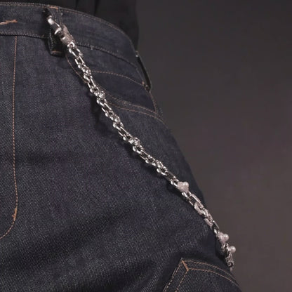 Moissanite Infinity Cross Wallet Chain