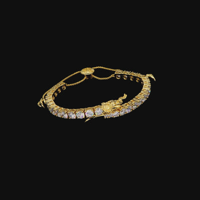 WONG Dragon Tennis Bracelet - 5mm