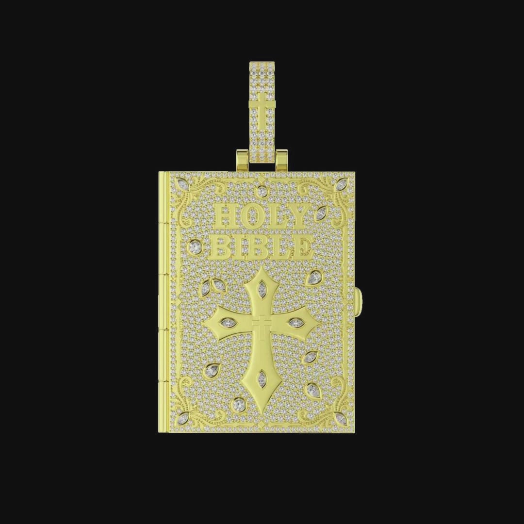 Custom Ice Bible Photo Pendant - 51mm