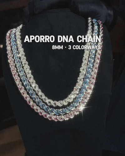 APORRO DNA Blue Chain - 8mm