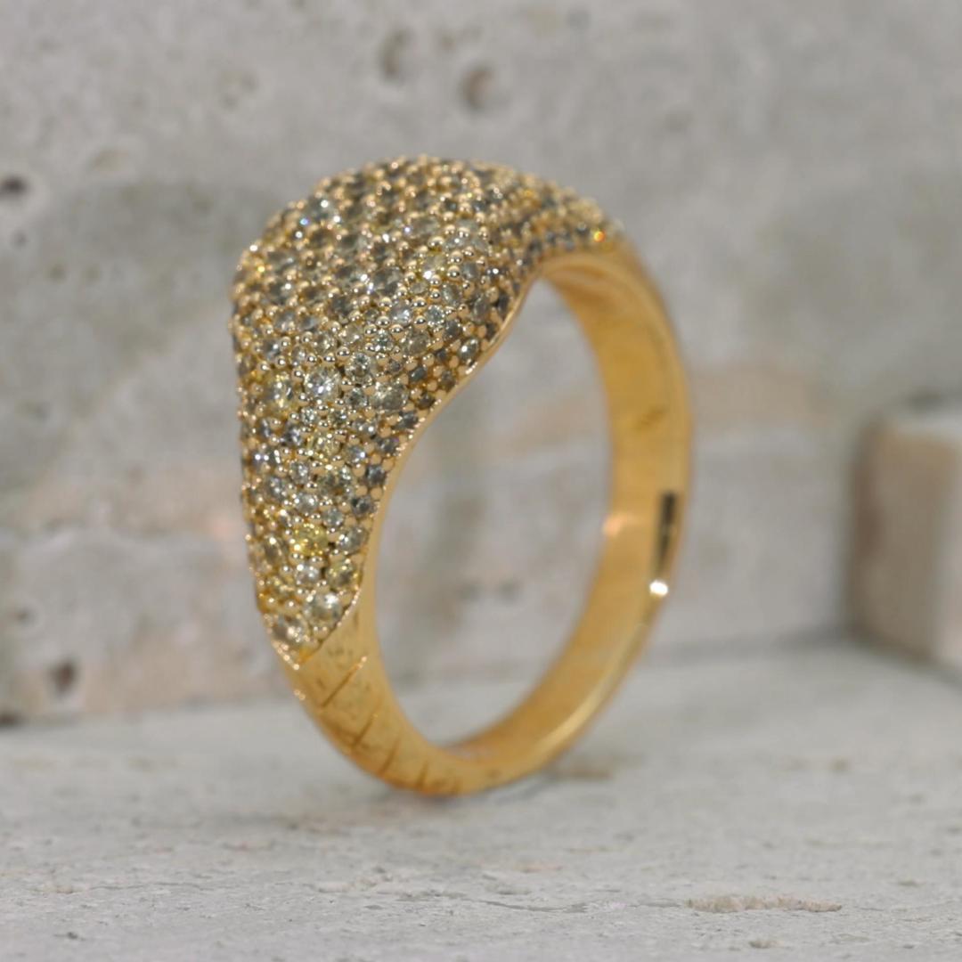 Gold Frost Seal Ring