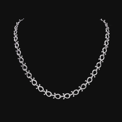 Anka Iced Marquise Bezel Chain