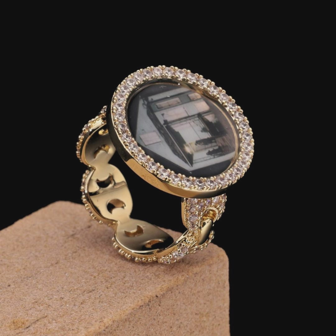 Custom G-Link Photo Ring