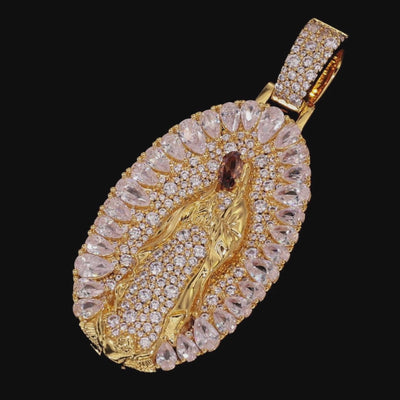 Virgin Mary Dragon Chain & Pendant Set