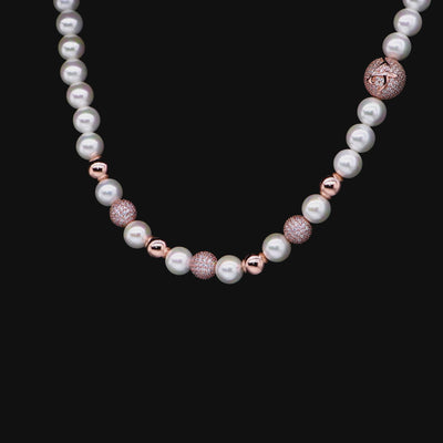 WONG Dragon Pearl and Bead Necklace - 8mm