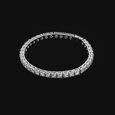 Moissanite Iced Tennis Bracelet - 5mm