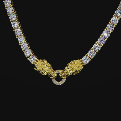 WONG Double Dragon Tennis Chain - 5mm