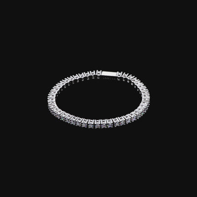 Iced Tennis & Clover Bracelet Set