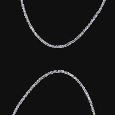 Iced Moissanite Tennis Chain - 3mm
