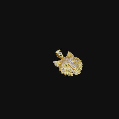 Fierce Wolf Pendant