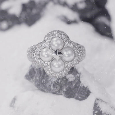 Pearl Clover Station Ring