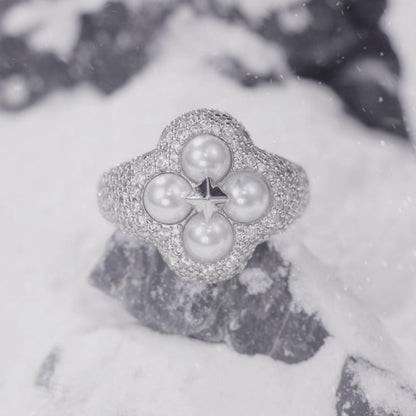 Pearl Clover Station Ring
