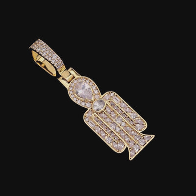 Multi-Cut Mosaic Radiant Tyet Pendant