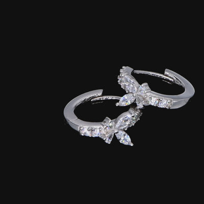 S925 Eternal Grace Butterfly Hoop Earring