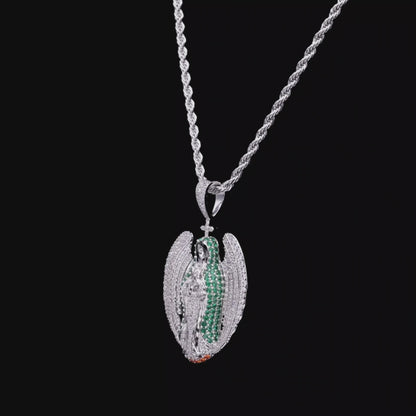 Blessed Mary Winged Pendant