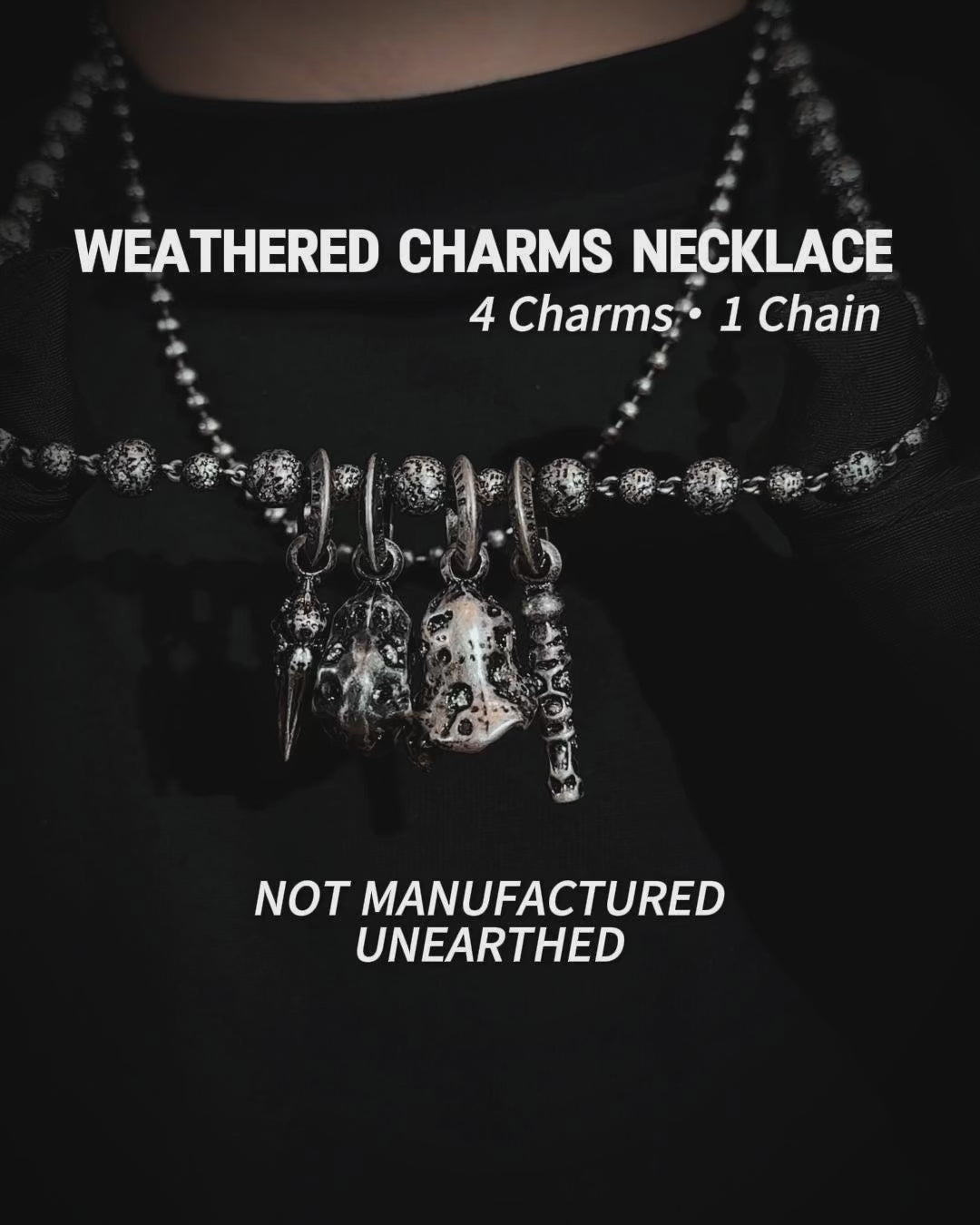WEATHERED CHARMS NECKLACE