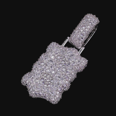 Custom Shaped Diamond Pendant