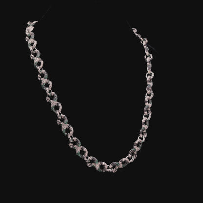 Infinity OG Camo Iced Link Necklace & Wallet Chain