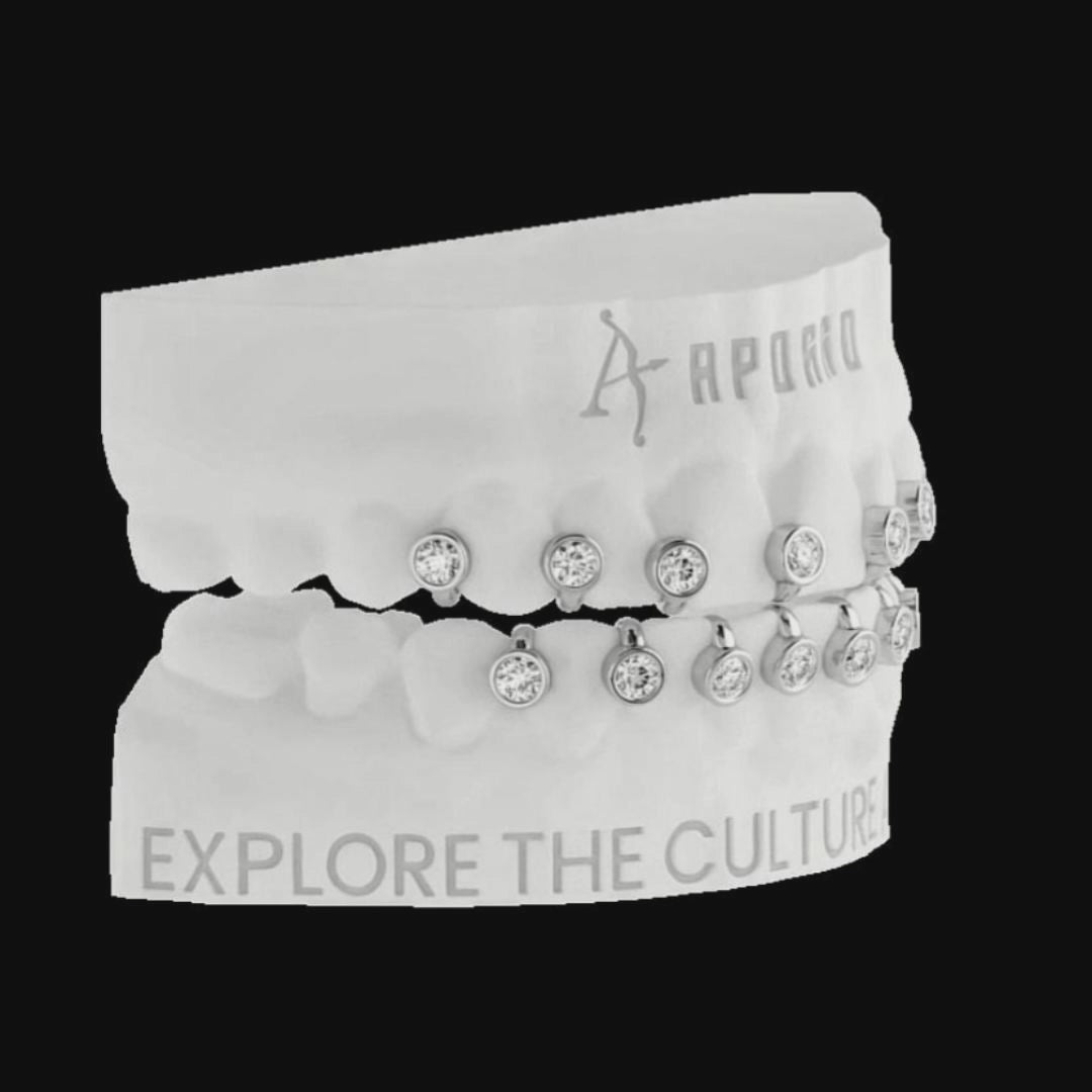 Custom Halo Gap Grillz