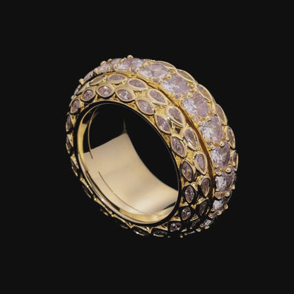 Eternal Motion Mosaic Band Ring
