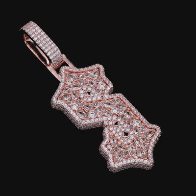Custom Shaped Gothic Pendant - 51mm