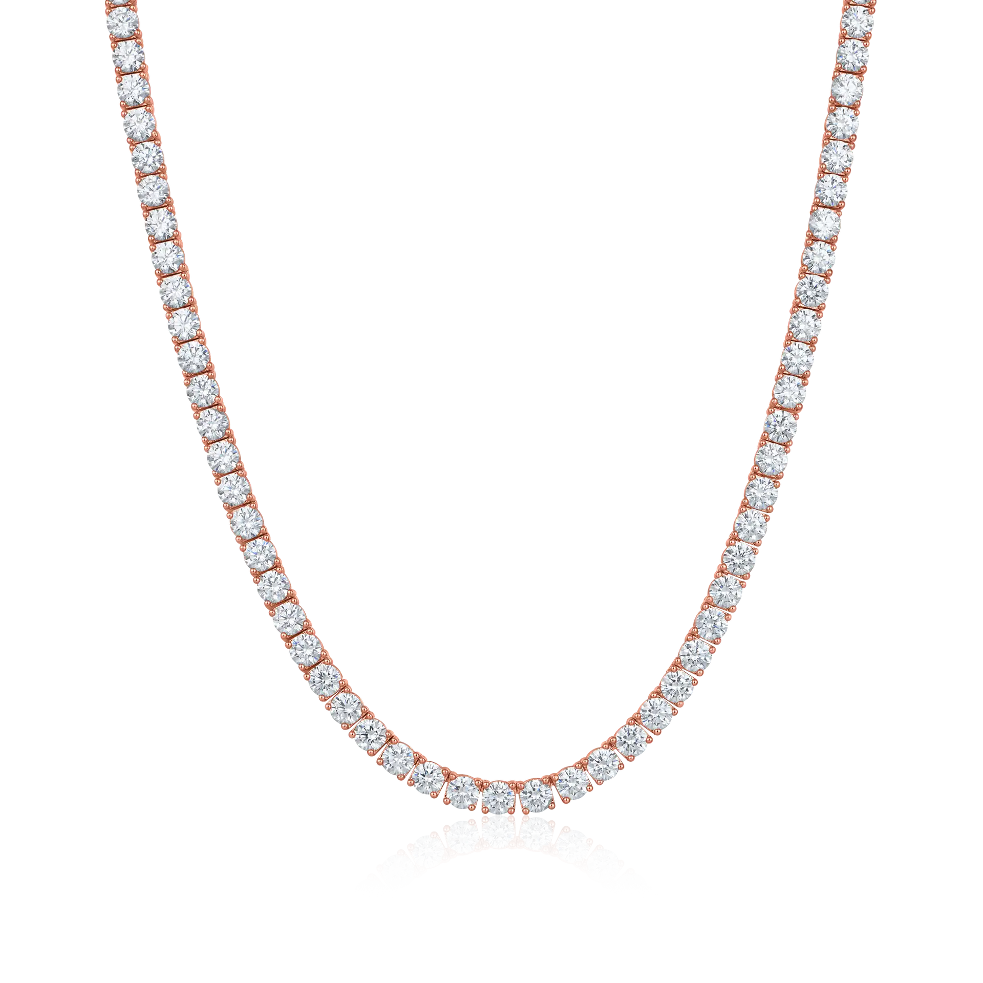 5mm Men's Diamond Gold Tennis Chain - Hip Hop Jewelry – APORRO