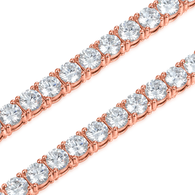 5mm Brass Iced Tennis Chain