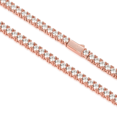 3mm Brass Iced Tennis Chain