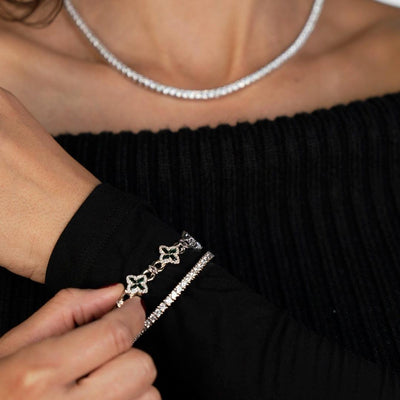 Moissanite Iced Tennis Bracelet - 3mm