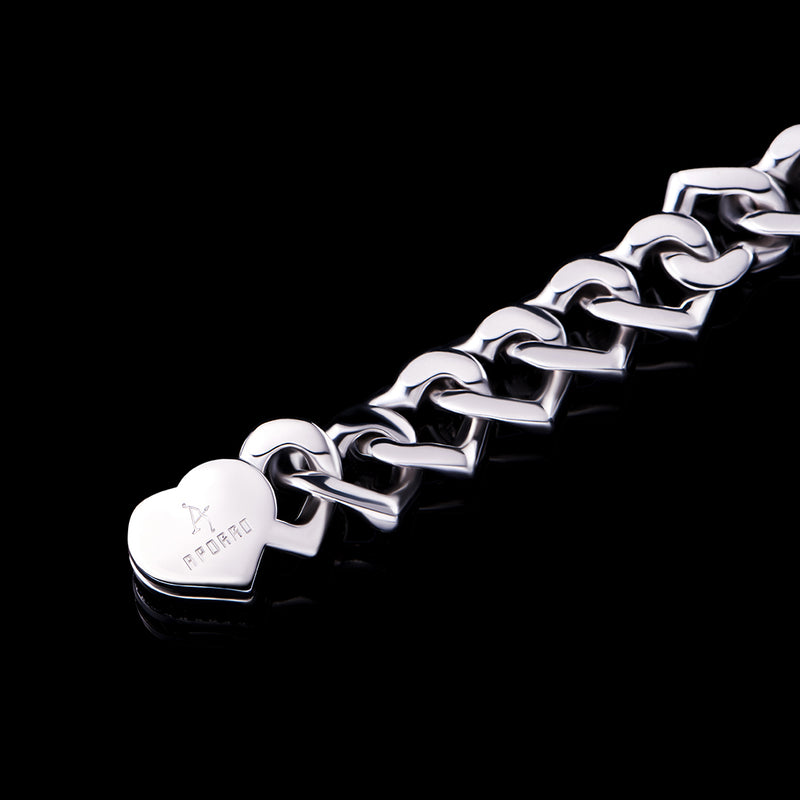 L'amour Heart Link Bracelet - APORRO