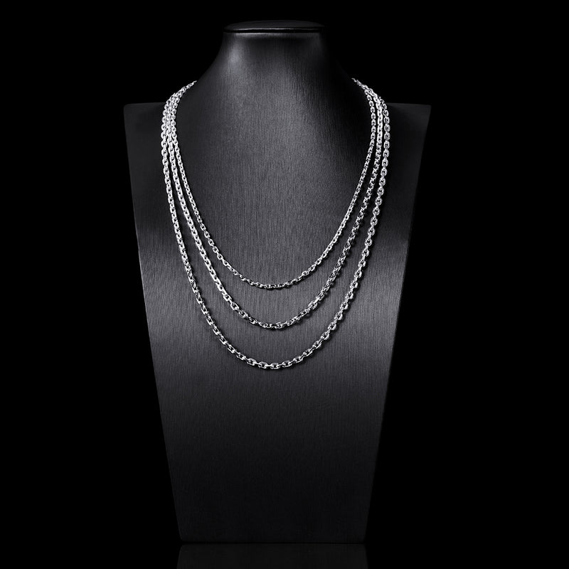 4.5mm Cable Chain in 925 Sterling Silver [ONLY SHIP TO THE US] - APORRO