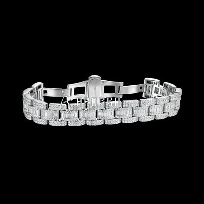 APORRO Premium Custom Iced Watch style Bracelet