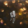 #Style_Double Teeth#Color_White Gold