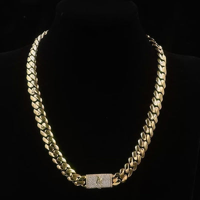 Solid Miami Cuban Chain - 12mm