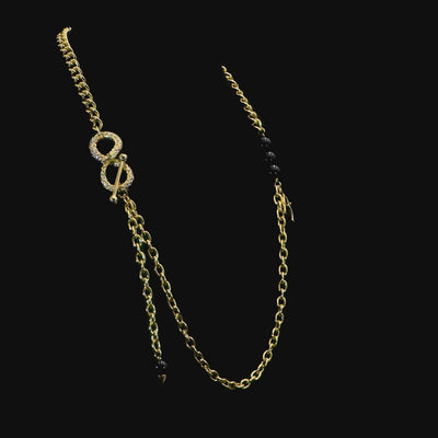 Infinity Adjustable Snake Necklace - 8mm