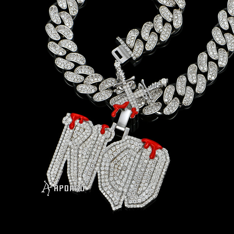 APORRO Premium Enamel Name Necklace Custom Design Deposit - APORRO