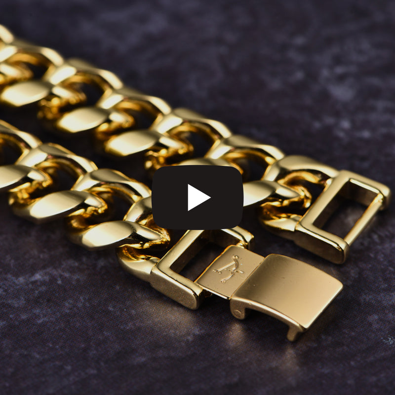 12mm 14K Yellow Gold Miami Cuban Curb Chain - Accessories - Urban Fashion - Urban Jewelry - Aporro - APORRO