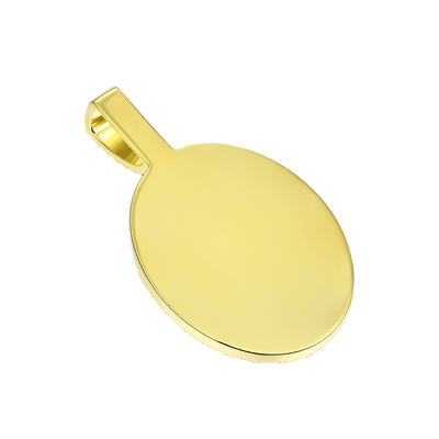 Custom Oval Photo Pendant