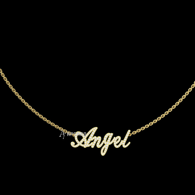 APORRO Premium Custom 14K Gold Name Necklace - APORRO