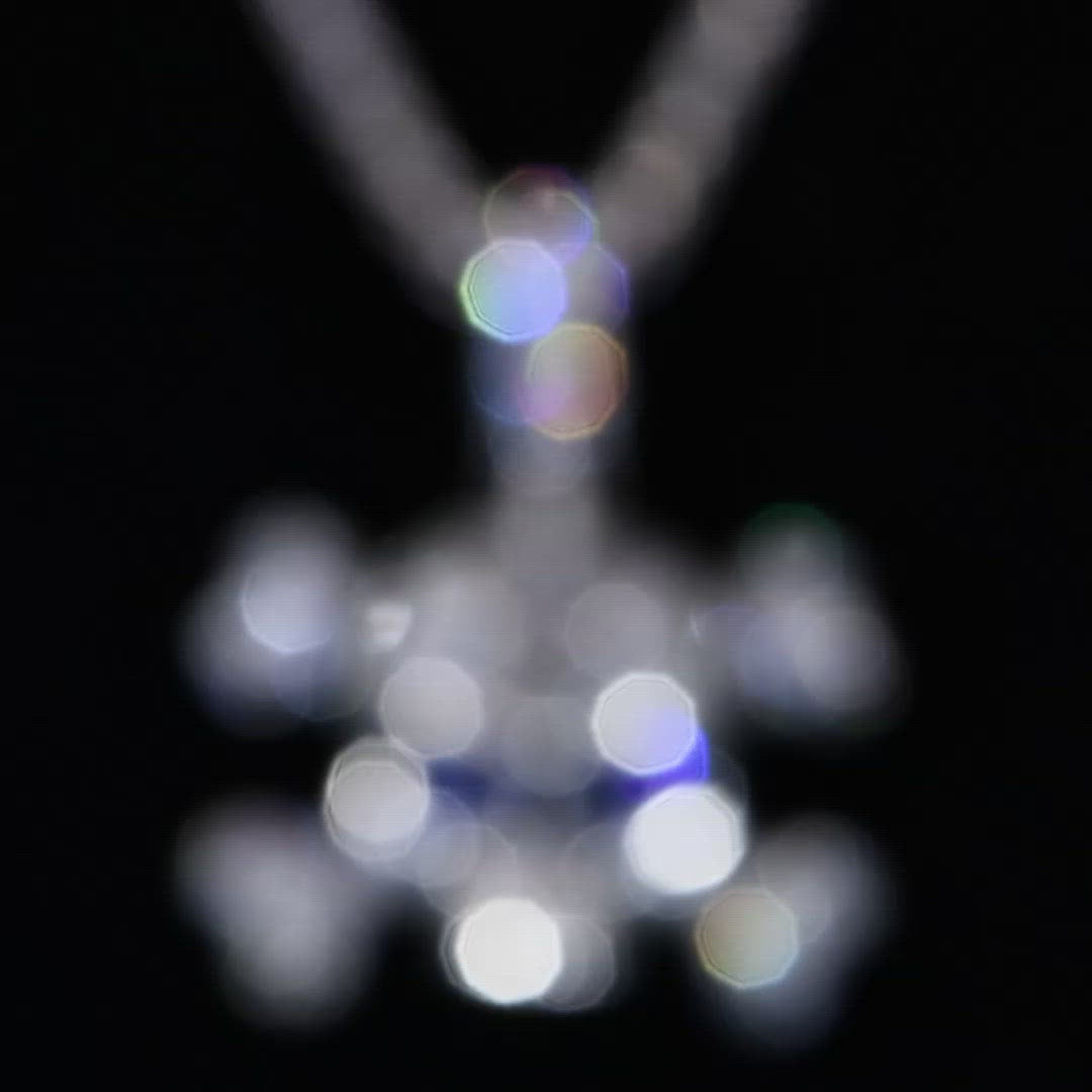 X Iced Skull Pendant