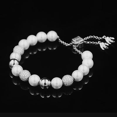 WONG Dragon Pearl and Bead Bracelet - 8mm
