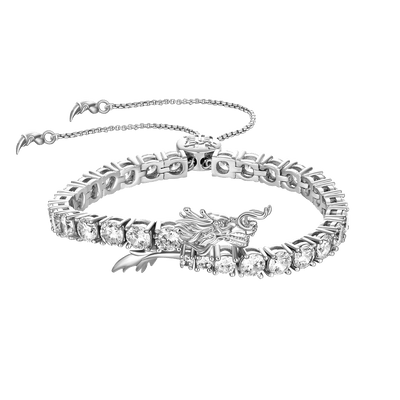 WONG Dragon Tennis Bracelet - 5mm