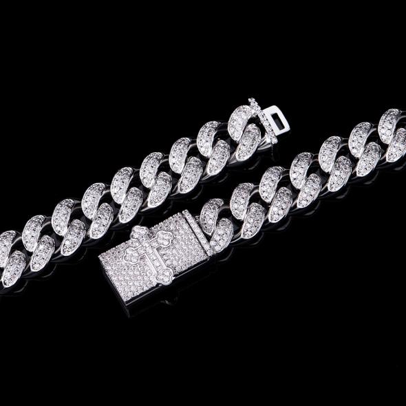 12mm Aporro New Box Clasp Cuban Link Chain