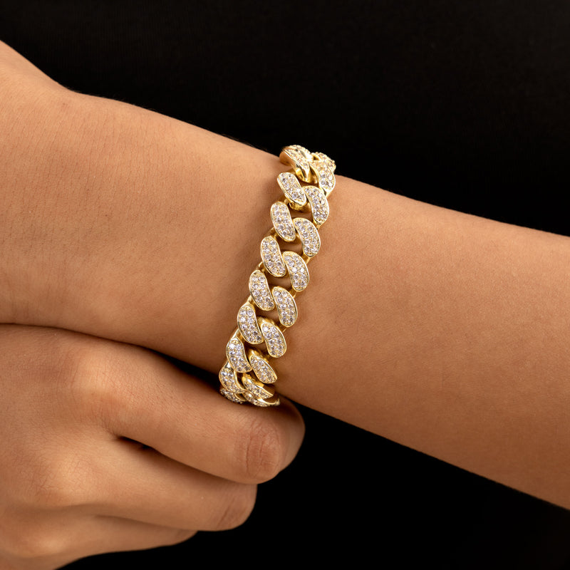 12mm Aporro A® Box Clasp Cuban Link Bracelet - APORRO