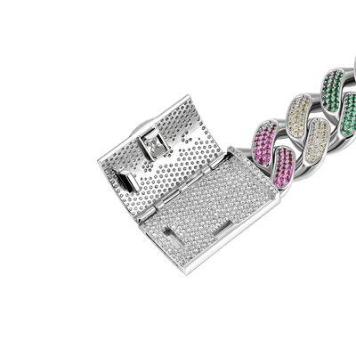 APORRO X COOGI Beating Cuban Bracelet - 19mm