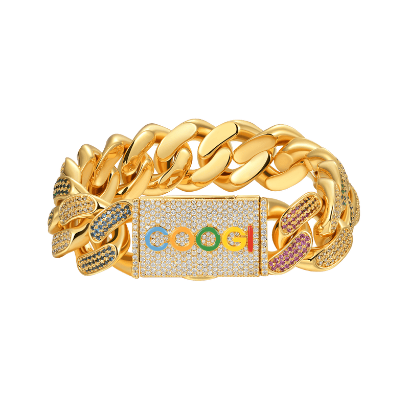 APORRO X COOGI Beating Cuban Bracelet - 19mm - APORRO