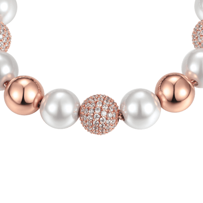 WONG Dragon Pearl and Bead Bracelet - 8mm